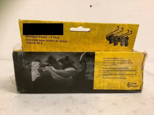 Handgun Hooks 6 Pack, E-Commerce Return - Lot 622