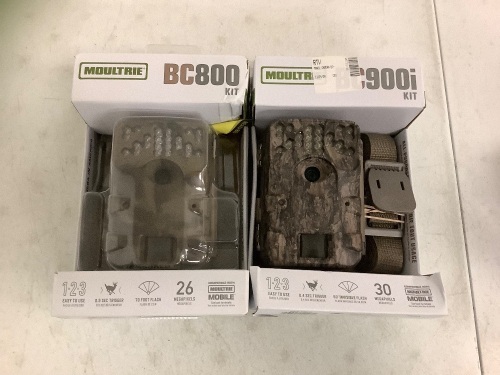 Lot of (2) Moultrie Trail Cameras, Untested, E-Commerce Return - Lot 697