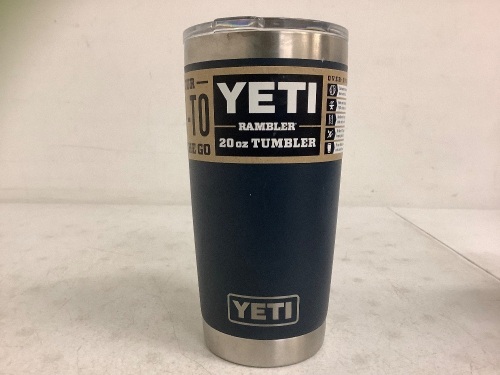 Yeti 20oz Tumbler, New w/ Missing Lid Slider - Lot 700