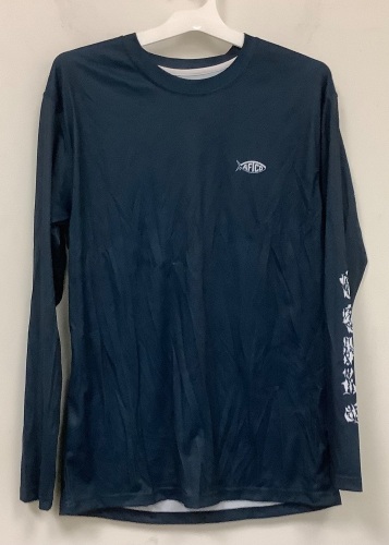 AFTCO Mens Long Sleeve Shirt, M, E-Commerce Return - Lot 747
