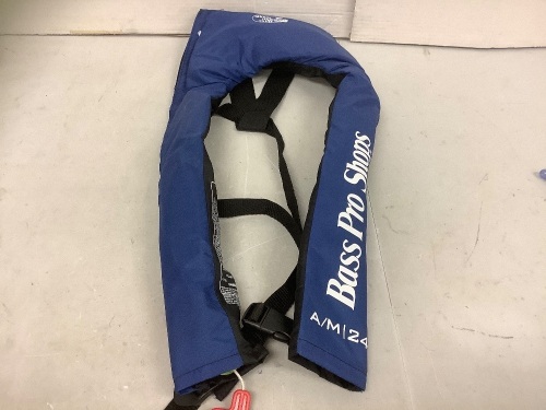 A/M 24 Iflatable Saftey Vest, Blue, E-Commerce Return, Untested - Lot 760