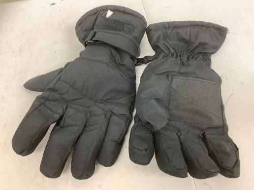 Winter Gloves Size Large, Black, E-Commerce Return - Lot 838