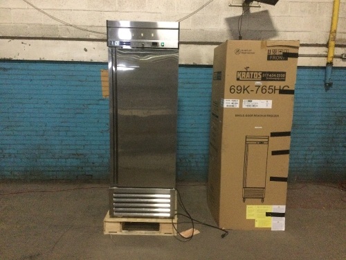 Kratos Refrigeration 69K-765 1 Door Reach-In Freezer, 23 Cu. Ft. Works, Used - Lot 23