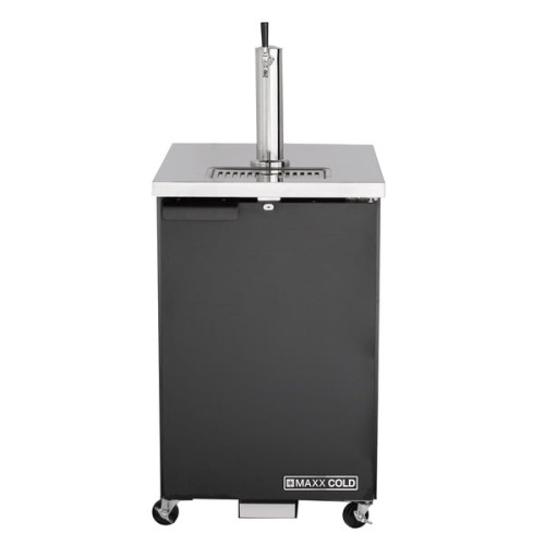 Maxx Cold MXBD24-1B 23" Beer Tower / Dispenser (204 L) with Stainless Steel Top. New Scratch & Dent - Lot 40