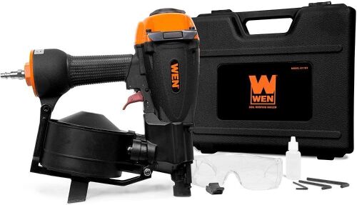 WEN 61783 3/4-Inch to 1-3/4-Inch Pneumatic Coil Roofing Nailer - Lot 49