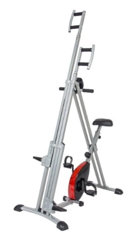 2 in 1 Total Body Vertical Climber Magnetic Exercise Bike Machine  - Lot 71