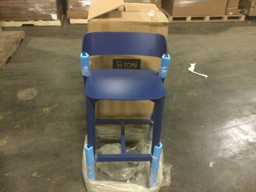 Merano Barstool CT Dark Blue - Small Blemish on Seat - Lot 149