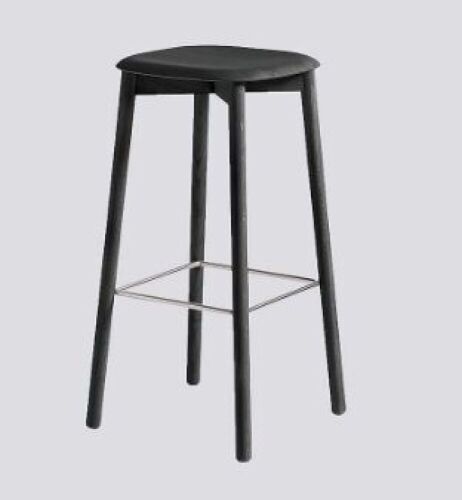 Lot of (2) Soft Edge 32 Barstools, Black Oak  - Lot 174