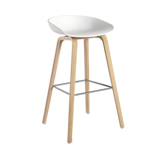 HAY AAS 32 Counter Stool, Lacquered Oak Veneer - Lot 189