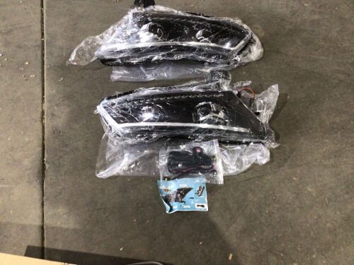 VLAND Dual Beam Headlights With Demon Eyes For Honda Accord 2008-2012 - Lot 293