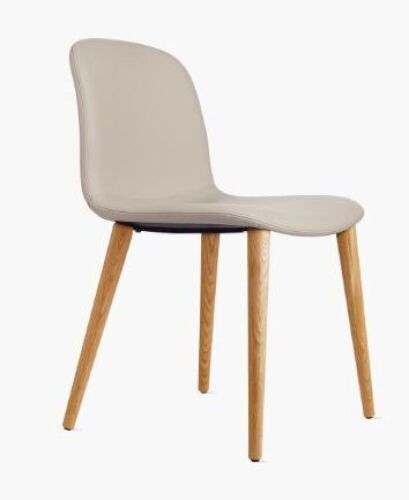 Lot of (2) Bacco Chair, Soft Leather, Dove Grey  - Lot 350