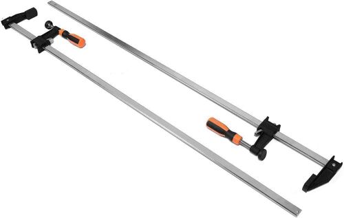 Lot of (2) WEN 10236F2 Quick-Adjust 36-Inch Steel Bar Clamps with 2.5-Inch Throat and Micro-Adjustment Handle, Two Pack - Lot 370