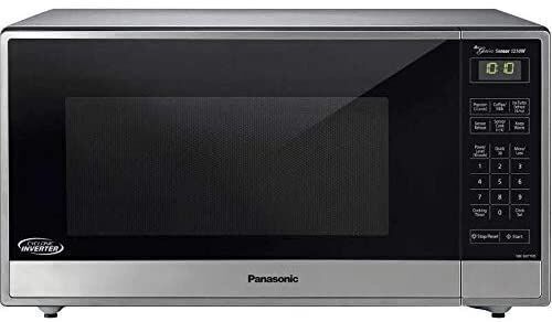 Panasonic Genius Sensor Microwave with Inverter Technology, Stainless Steel, 1.6 Cu. Ft. 1250W - Lot 379