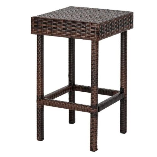 Set of 4 Patio Rattan Wicker Bar Chairs - Lot 432
