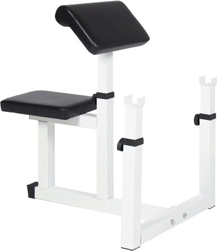 Adjustable Preacher Arm Curl Bench Home Gym - Lot 501