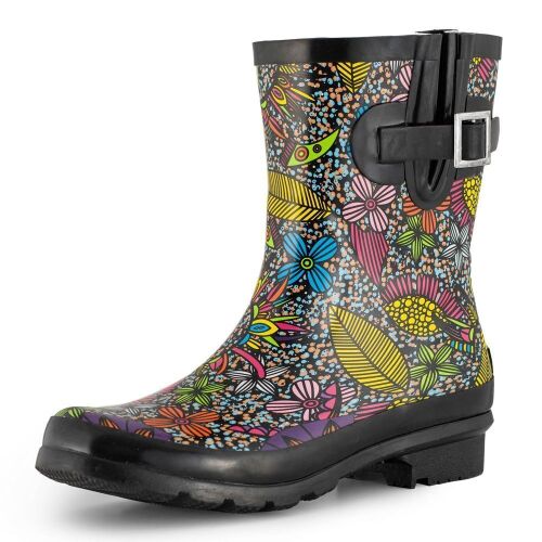 SheSole Women's Waterproof Rubber Short Rain Boots, Size 37 - Lot 553