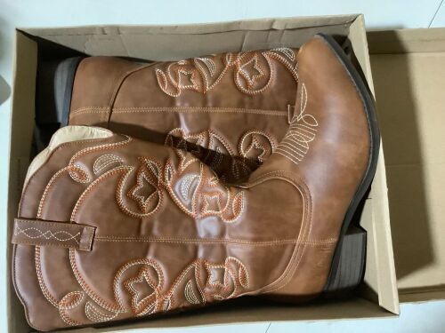 SheSole Women's Wide Calf Western Boots, Size 41 - Lot 582