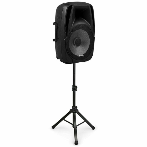 Portable 15" 2000w 2-way Powered Speaker Bluetooth Stand w/ Illuminating Light  - Lot 629