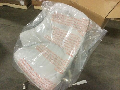 Upholstered Rolling Office Chair  - Lot 660