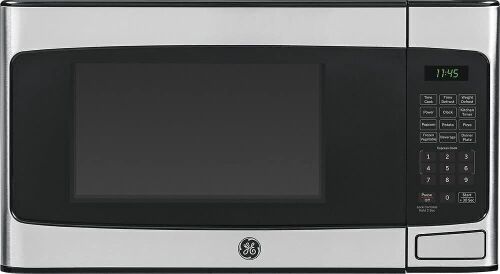 GE 1.1 Cu. Ft. Capacity Countertop Microwave, Stainless Steel - Lot 784