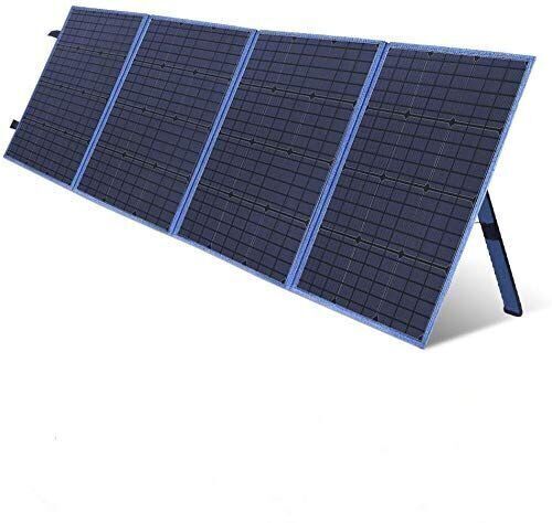 MEGSUN 200W 12V Foldable Solar Panel Kit Monocrystalline Solar Panel Charger with USB Device Solar Charge Controller - Lot 823