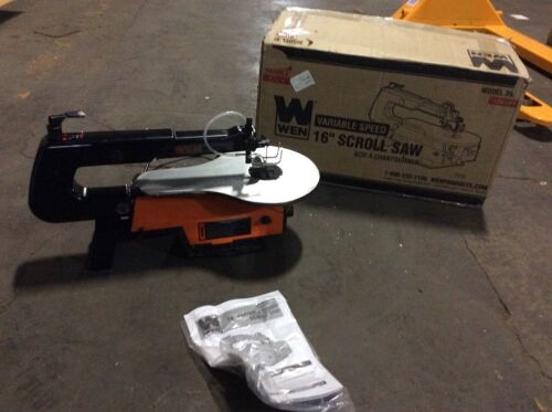 WEN 3922 16-inch Variable Speed Scroll Saw with Easy-Access Blade Changes - Lot 876