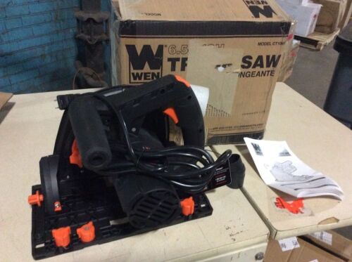 WEN CT1065 10-Amp 6.5-Inch Plunge Cut Sidewinder Circular Track Saw - Lot 1117