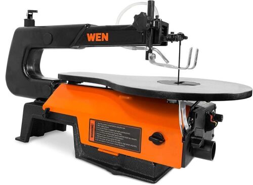 WEN 3922 16-inch Variable Speed Scroll Saw with Easy-Access Blade Changes - Lot 1172