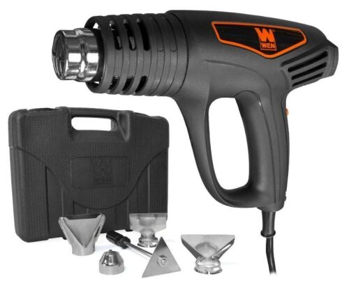 WEN 2020 Dual-Temperature 1500-Watt Heat Gun Kit - Lot 1182