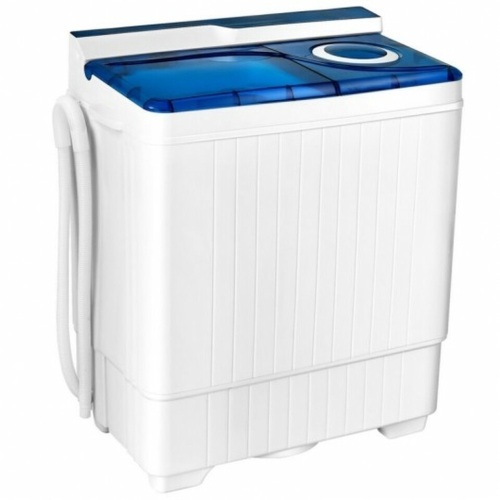 BL 26 Pound Portable Semi-Automatic Washing Machine With Built-In Drain Pump - Lot 10