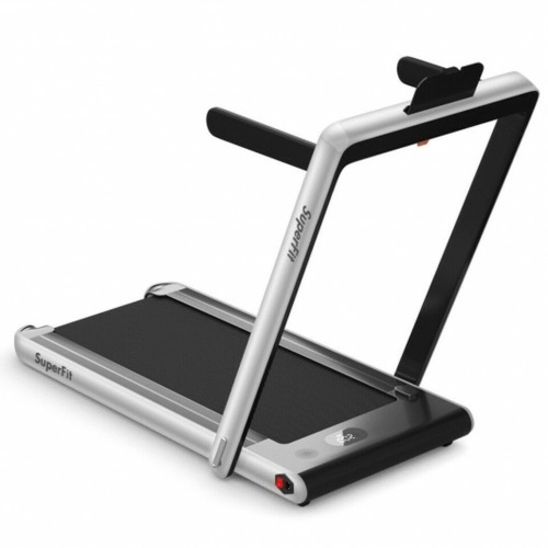 2-In-1 Electric Motorized Health And Fitness Folding Treadmill With Dual Display And Bluetooth Speaker - Lot 14