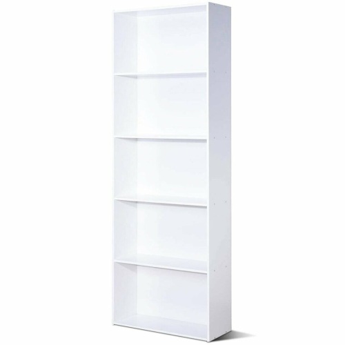 5-Shelf Storage Bookcase Modern Multi-Functional Display Cabinet - Lot 48
