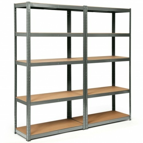 2 Pcs Storage Shelves Garage Shelving Units Tool Utility Shelves - Lot 99