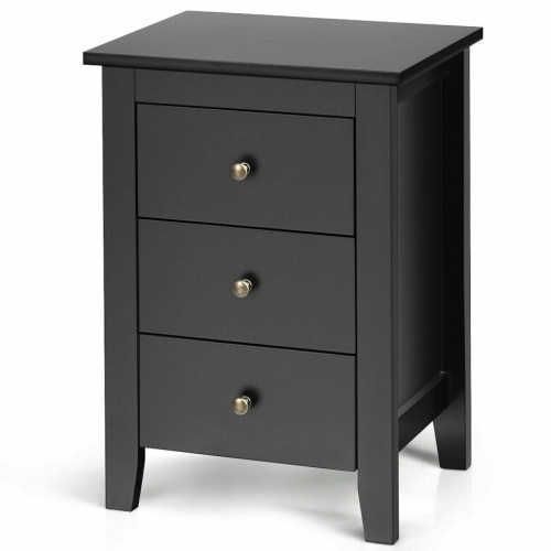 2 Pcs Nightstand End Beside Table Drawers - Lot 165