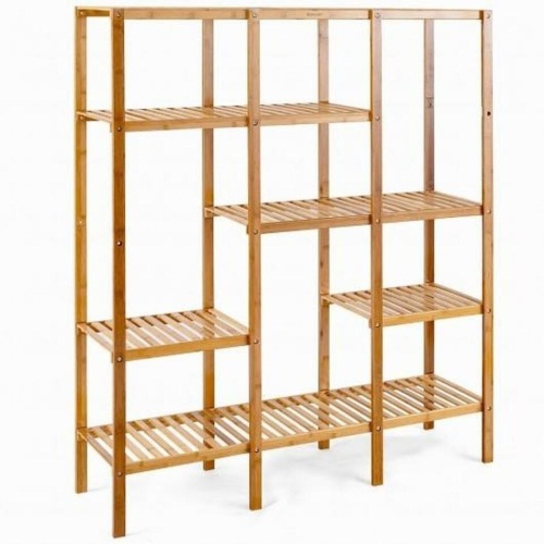 Multifunctional Bamboo Shelf Storage Organizer Rack - Lot 167