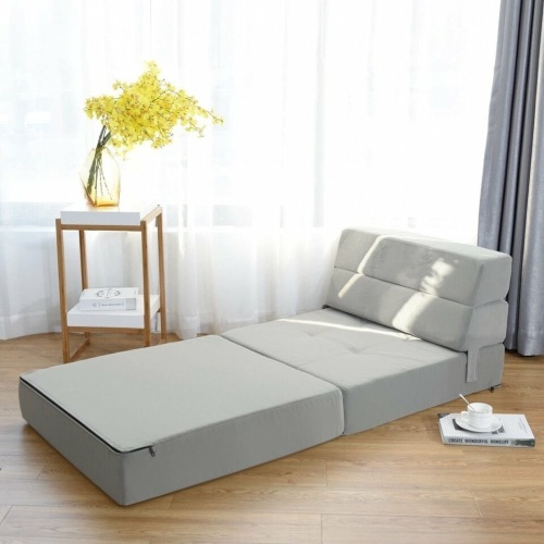 Tri-Fold Folding Chair Convertible Sleeper Bed - Lot 202