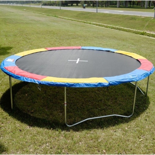 Colorful Safety Round Spring Pad Replacement Cover For 14' Trampoline - Lot 215