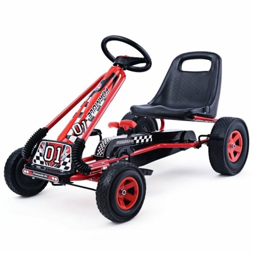 4 Wheels Kids Ride On Pedal Powered Bike Go Kart Racer Car Outdoor Play Toy - Lot 219