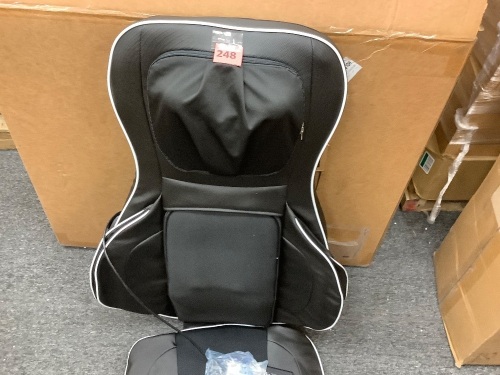 Shiatsu Vibration Massage Chair Seat Cushion - Lot 248