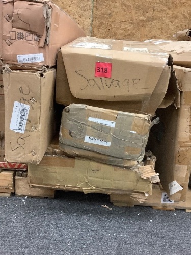 Pallet of Salvage, Presorted Items May Be Broken, Damaged or Have Missing Pieces - Lot 318