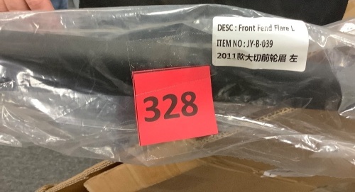 Front Fender Flare L Trim JY-B-039 - Lot 328
