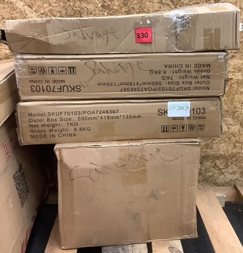Pallet of Salvage, Presorted Items May Be Broken, Damaged or Have Missing Pieces - Lot 330