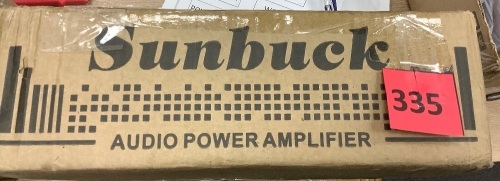 Sunbuck Audio Power Amplifier - Lot 335