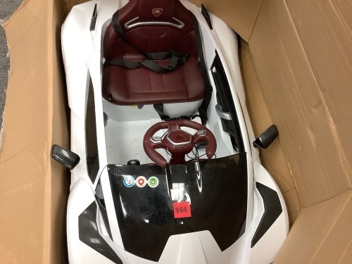 Kids' Ride-On Super Car - Lot 344