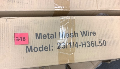 Metal Wire Mesh - 1/4", 23 Gauge, 36"x50" - Lot 348