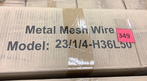 Metal Wire Mesh - 1/4", 23 Gauge, 36"x50" - Lot 349