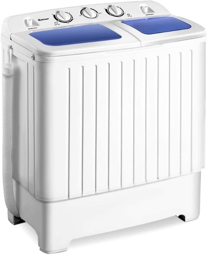 17.6lbs Portable Mini Compact Twin Tub Washing Machine - Lot 369