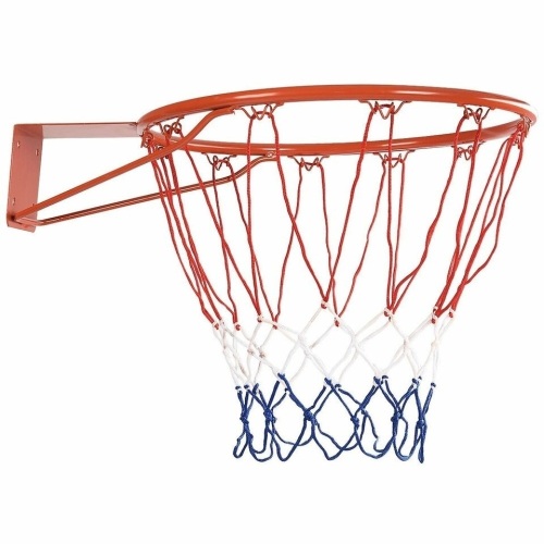 Basketball Ring Hoop Net Wall Mounted Outdoor Hanging Basket - Lot 372