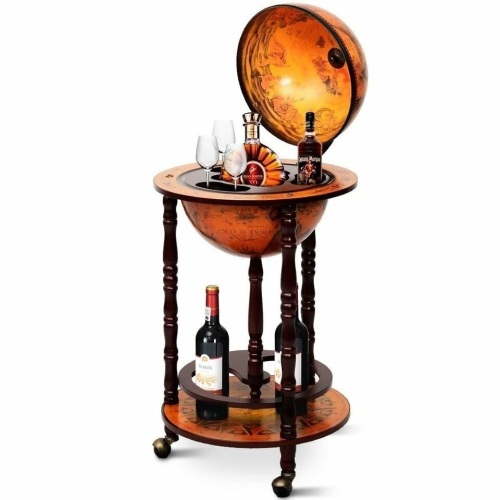 Vintage Globe Wine Stand Bottle Rack - Lot 396