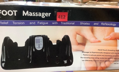 Shiatsu Foot Massager With Remote Control - Lot 412